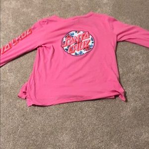 Pink Santa Cruz Woman’s long sleeve